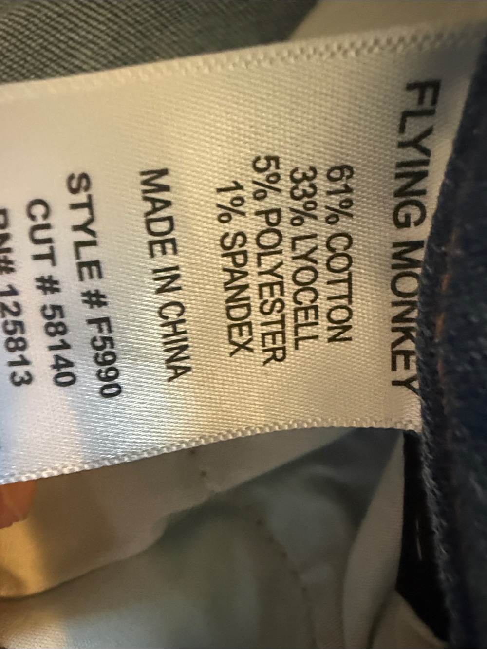 Flying Monkey Light Blue Wide-Leg Jeans - Picture 4 of 4